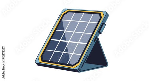 Portable Solar Panel for Renewable Energy Generation, Eco-Friendly Power Source