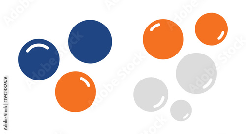 Agility Dots Line art vector dynamic modern abstract color illustration