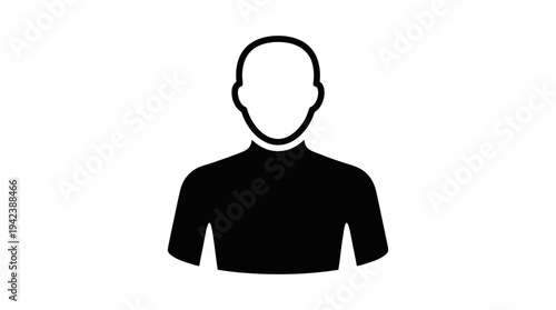 human chest black silhouette png for upper body anatomy icon