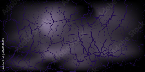 Scary horror grunge background. Cracked rock surface texture in the dark.