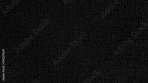 black linen canvas texture background with an elegant woven fabric surface pattern.