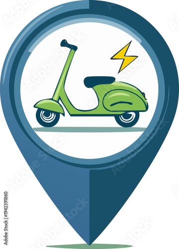 Strategic Green Power Ride Icon