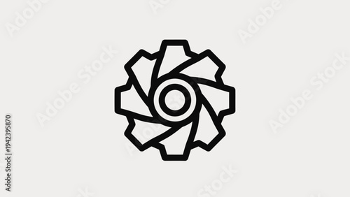 Camera aperture illustration showcasing lens elements and shutter mechanism