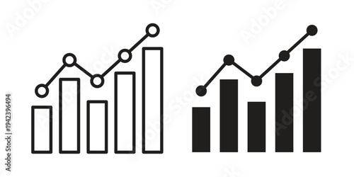 Benchmarking icon silhouette. Editable stroke. Line vector illustration design