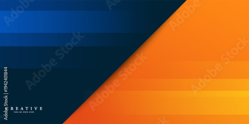 Modern orange and black versus abstract background with light effects. Can be used for flyer, E sports, and anymore. Eps10 Vector