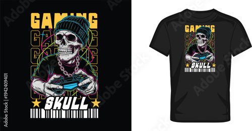 Urban Streetwear Graphic T-Shirt Design Bold Modern Street Style