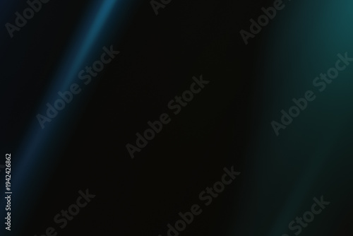 Elegant dark blue gradient with soft teal light rays and clean aesthetic glow.