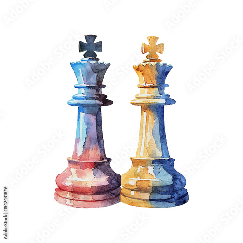 chess hand drawn vector illustration
