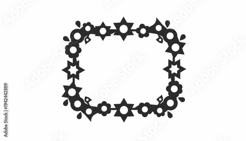 Molecular Structure of Chemical Compound Illustration.