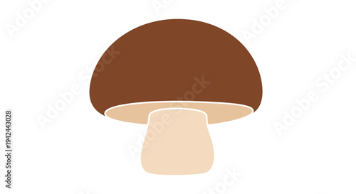Brown mushroom with a light colored stem and cap.