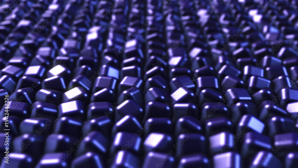 Fototapeta premium Abstract 3d cubes in grid background