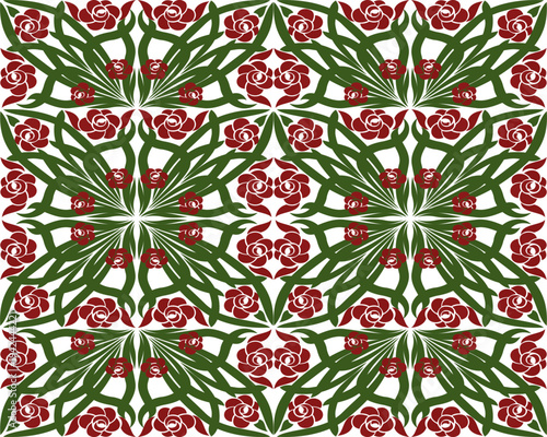 Abstract ethnic geometric pattern design for background or Wallpaper.