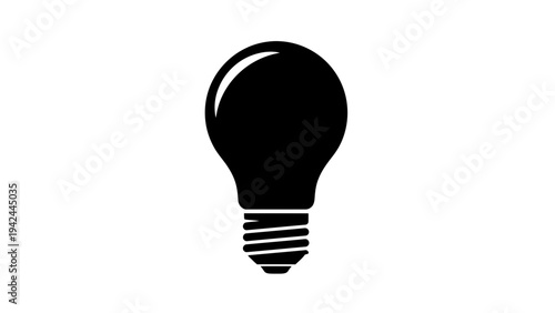 light bulb isolated on white