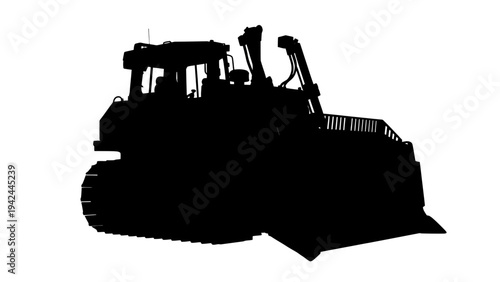 Bulldozer Construction Equipment Heavy Machinery.