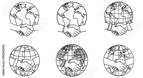 Global Hands Holding Globe Symbolizing Environmental Protection and Sustainability.