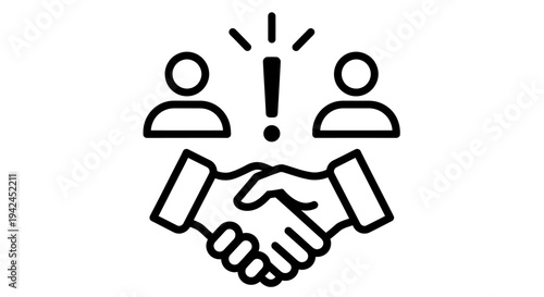 Professional handshake symbolizing collaboration, partnership and business agreement in a corporate setting.