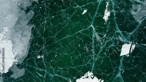 The beautiful ice of Lake Baikal