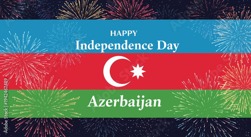 Azerbaijan Independence Day Celebration with Fireworks 3.