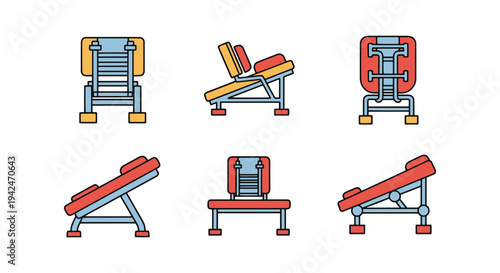 Back Stretcher Line art vector soft clean abstract