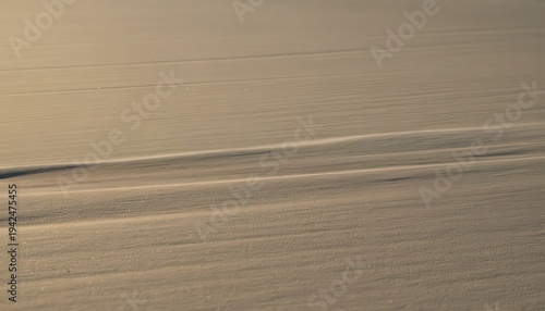 Subtle sand ripple pattern illuminated by low angle light with a neutral earth tone palette