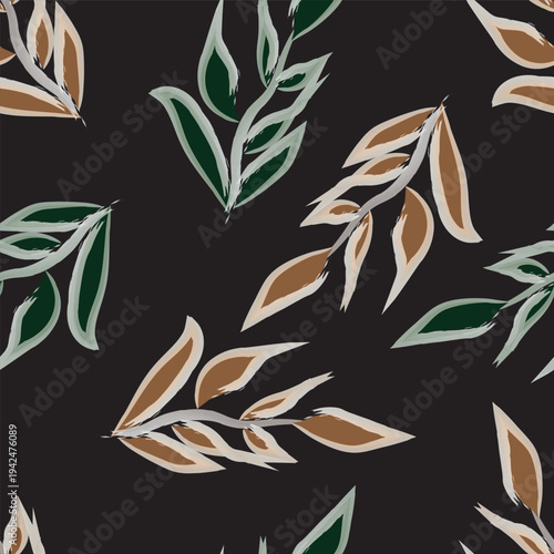 Vector seamless pattern design, matching for fabric, cotton, packaging, wrapping, etc.