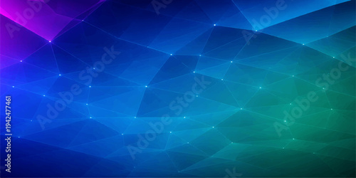 Abstract blue background with stars and glowing energy waves creates a digital space illustration featuring motion lines and a shining light effect for a modern science and technology design