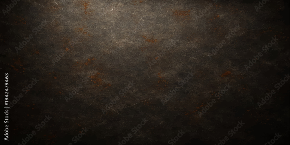 Obraz premium A dark and aged grunge metal background featuring a rusty texture on a rough, dirty grey surface with a vintage weathered stone pattern