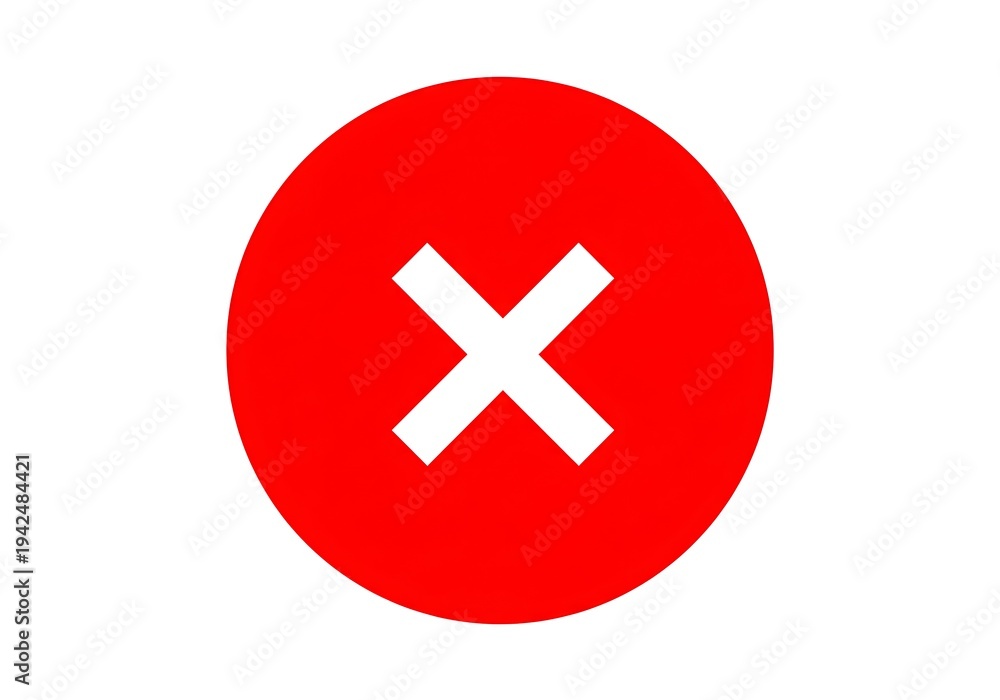 Fototapeta premium Crimson Cancellation