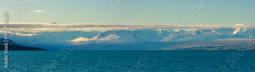 Konstfotografi Lake Pukaki in the South Island of New Zealand