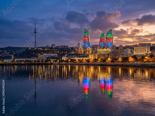 Photos Baku nights: When the skyline comes to life twice