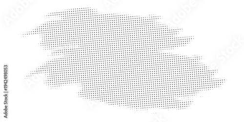 Abstract textured brush stroke with fine grid pattern.