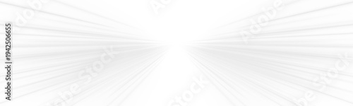 Fotografie Bright white streaking trail with glowing tips, flowing motion and dynamic light