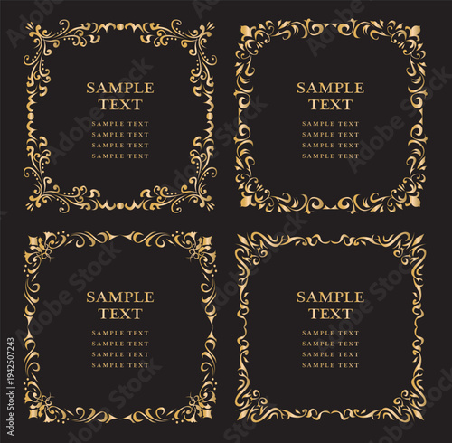 アンティーク　ビンテージ　フレーム飾り枠