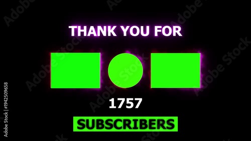 Animation 3500 subscribers count YouTube channel celebration with confetti ,Social media Quick count of subscribers to 3.5K.Perfect for YouTube, social media, and video projects. Includes subscribe.