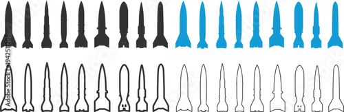 Collection of assorted screwdriver bits in various colors and shapes