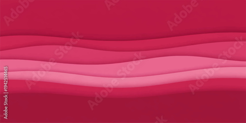 An elegant pink silk fabric background featuring soft flowing waves and a smooth satin texture with light purple curves for a luxury textile design