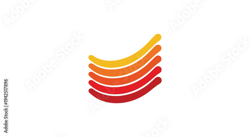 Heat Sensor Line art vector modern blended abstract color