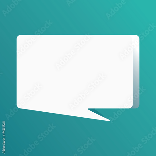 Speech bubble blank frame, text quote box, message