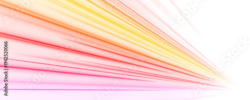 Luminous pink and orange motion streaks with soft flickering edges, glowing tips and smooth flow PNG