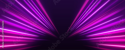 Luminous pink racing trail with soft flickering streaks, glowing tips and dynamic motion vector