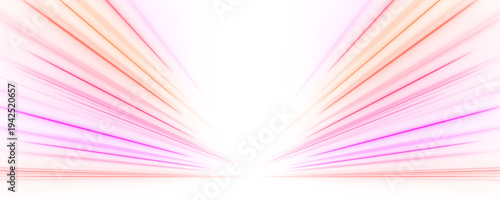 Intense pink speed trail with glowing highlights, dynamic motion and smooth streaks PNG