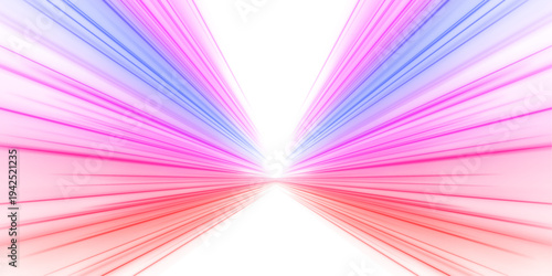 Pink and blue speed trail with smooth flowing motion, glowing streaks and dynamic light highlights PNG