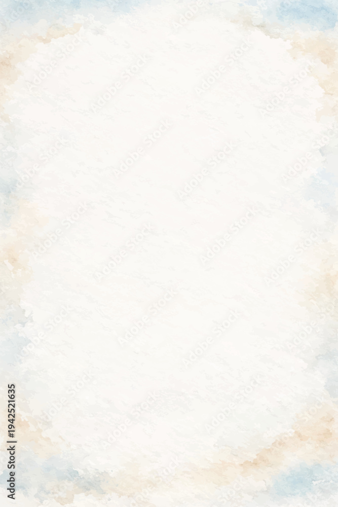 Obraz premium watercolor clean blank sheet of paper background