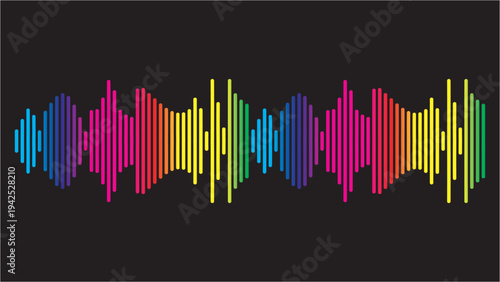 Sound Equalizer vector art design