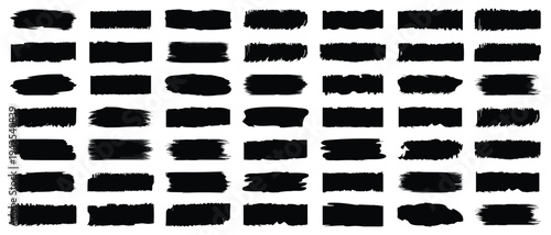 Paintbrush vector set, Big set of grunge paint brush stroke, High quality manually traced.  Brushes, lines, brush, strokes, grunge, dirty, backdrop. 
