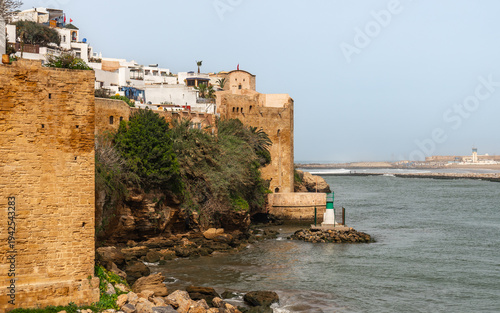 The Ancient Walls of Kasbah of the Udayas in Rabat