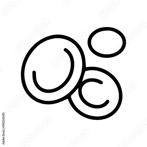 Cell Cluster Outline Icon