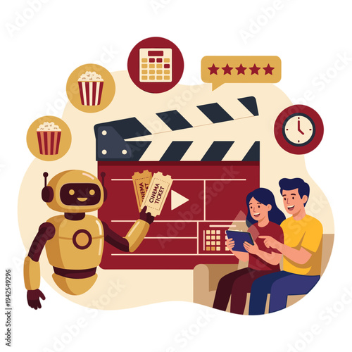 Chatbot Customer Services Illustration