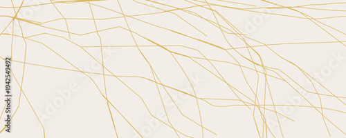 Gold Kintsugi crack pattern on whitish background