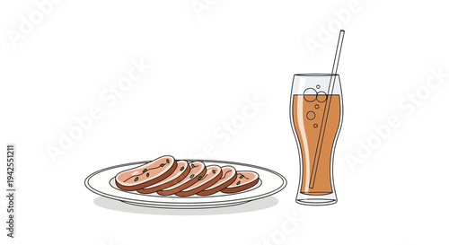 glass of beer bottle